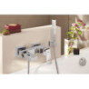 Vanová baterie GROHE Eurocube bez sprchového setu chrom 23140000