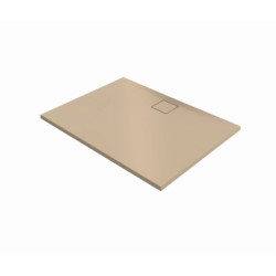 Sprchová vanička obdélníková Hüppe EasyFlat 120x90 cm litý mramor béžová matná EF0109.037
