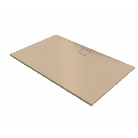 Sprchová vanička obdélníková Hüppe EasyFlat 150x90 cm litý mramor béžová matná EF0112.037