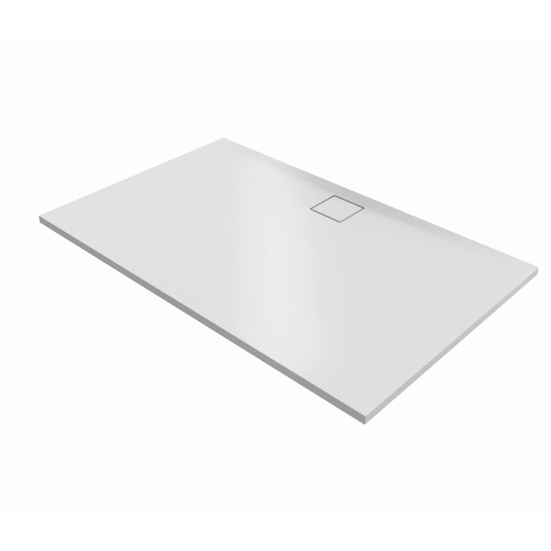 Sprchová vanička obdélníková Hüppe EasyFlat 150x90 cm litý mramor bílá matná EF0112.083