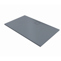 Sprchová vanička obdélníková Hüppe EasyFlat 160x90 cm litý mramor šedá matná EF0113.026