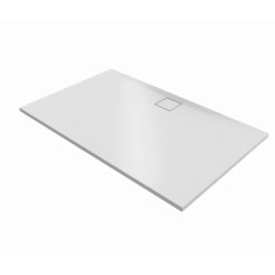 Sprchová vanička obdélníková Hüppe EasyFlat 160x90 cm litý mramor bílá matná EF0113.083