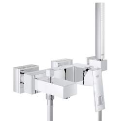 Vanová baterie GROHE Eurocube se sprchovým setem chrom 23141000