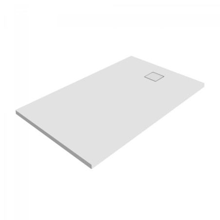 Sprchová vanička obdélníková Hüppe EasyFlat 160x90 cm litý mramor bílá matná EF0213.083