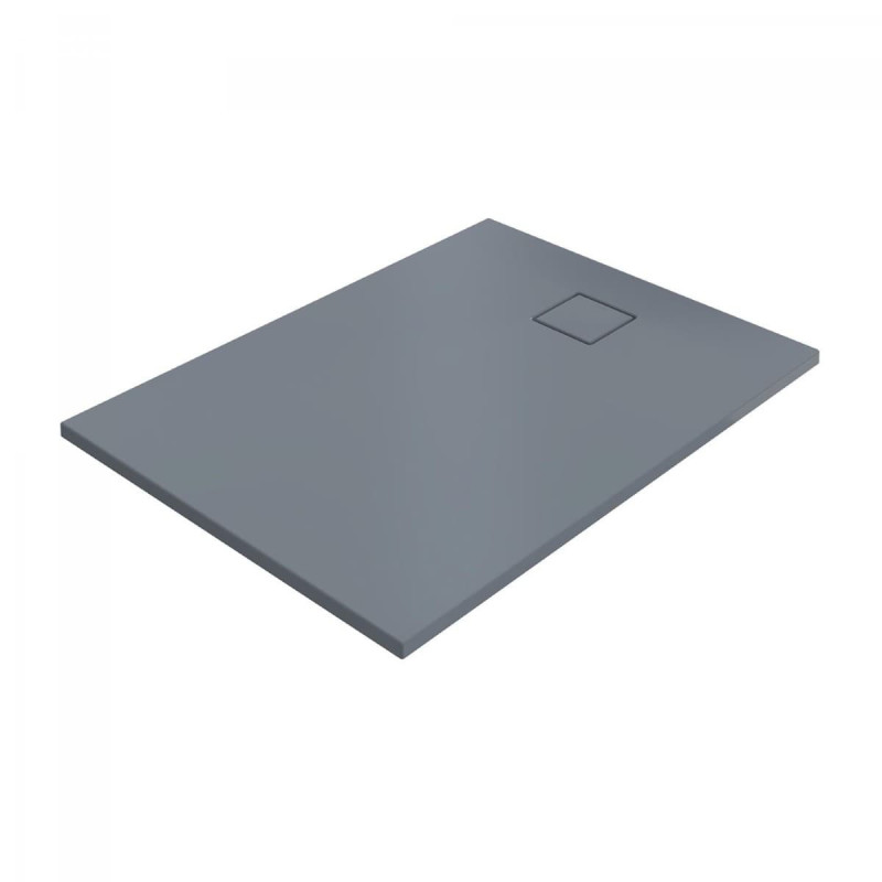 Sprchová vanička obdélníková Hüppe EasyFlat 120x100 cm litý mramor šedá matná EF0216.026