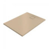 Sprchová vanička obdélníková Hüppe EasyFlat 120x80 cm litý mramor béžová matná EF0204.037