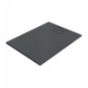 Sprchová vanička obdélníková Hüppe EasyFlat 120x80 cm litý mramor antracitová matná EF0204.128