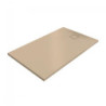 Sprchová vanička obdélníková Hüppe EasyFlat 160x80 cm litý mramor béžová matná EF0206.037