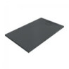 Sprchová vanička obdélníková Hüppe EasyFlat 170x80 cm litý mramor antracitová matná EF0226.128