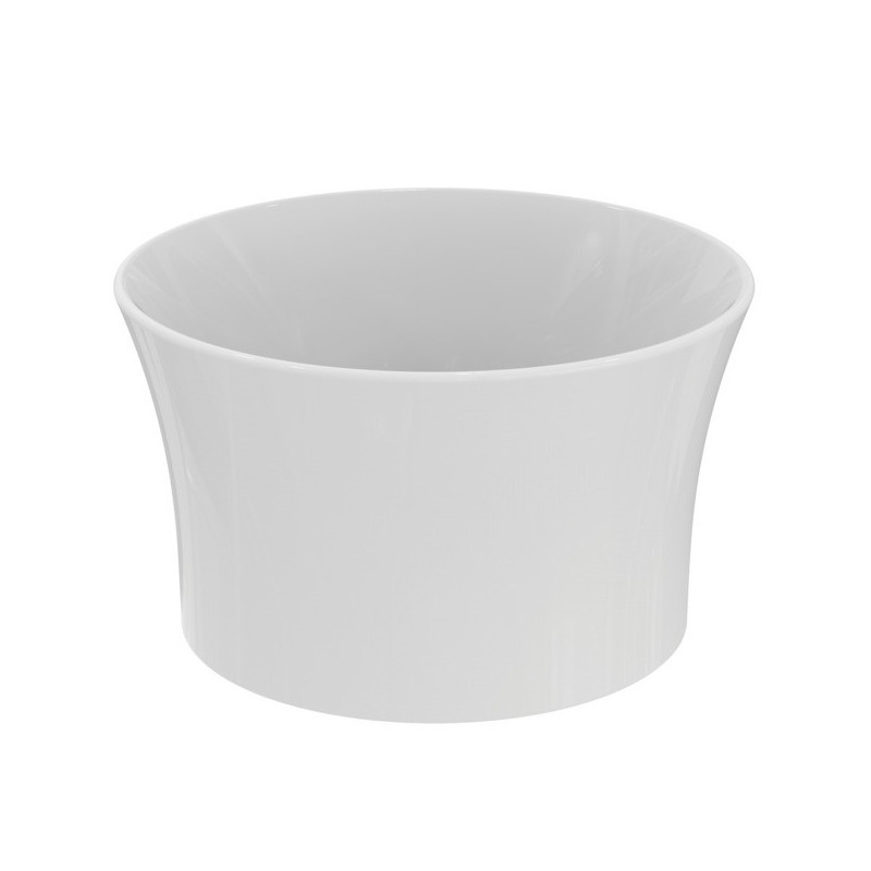 Umyvadlo na desku Ideal Standard La Dolce Vita 34x34 cm bez otvoru pro baterii, bez přepadu E271701