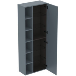Koupelnová skříňka vysoká Ideal Standard Finesse 60x160x30 cm popelově modrá mat E3442UQ