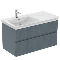 Koupelnová skříňka pod umyvadlo Ideal Standard Finesse 100x55x50,5 cm popelově modrá mat E3445UQ