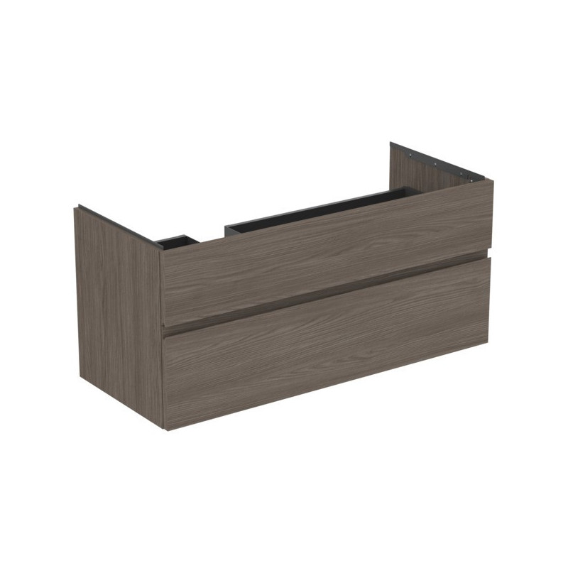 Koupelnová skříňka pod umyvadlo Ideal Standard Finesse 120x55x50,5 cm tmavý jilm mat E3447UR