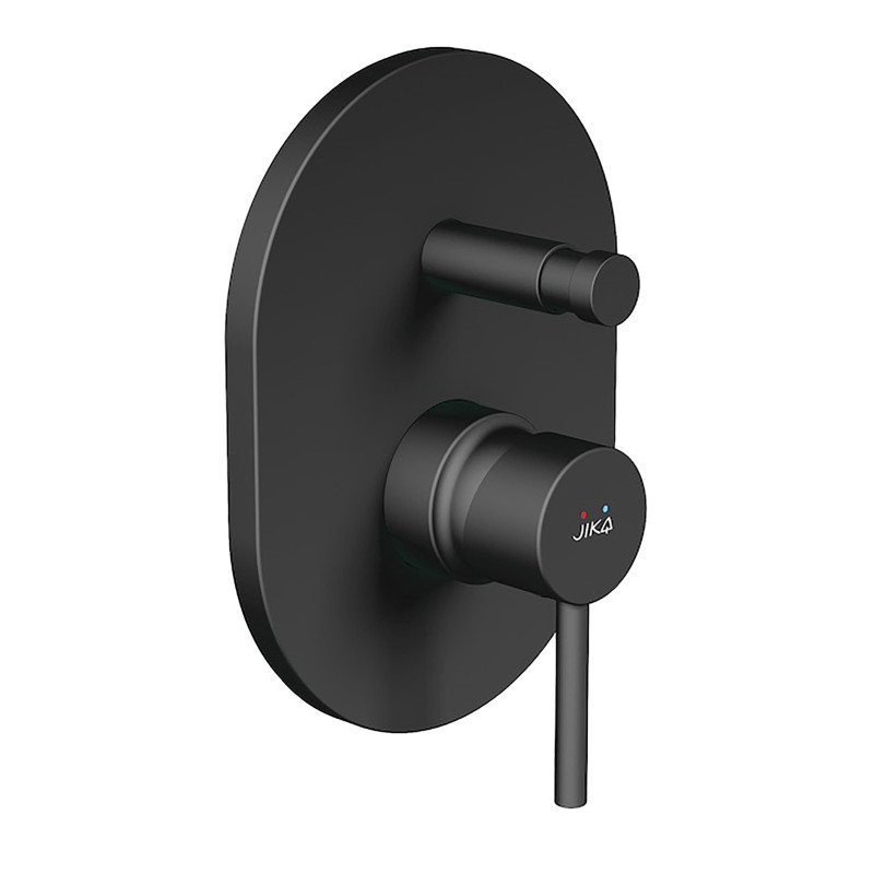 Sprchová a vanová baterie Jika Mio černá H3212F67160001