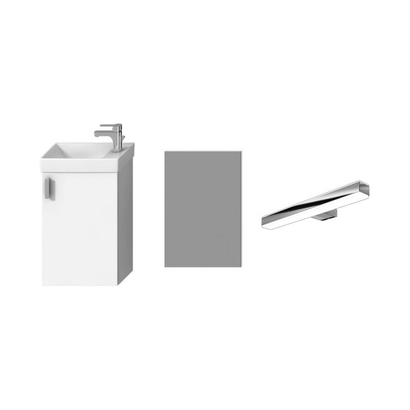 Koupelnová skříňka s umyvadlem Jika Petit 41x65,5x23 cm bílá H45J5141753001