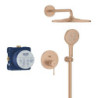 Sprchový systém GROHE Essence včetně podomítkového tělesa kartáčovaný Warm Sunset 25287DL0