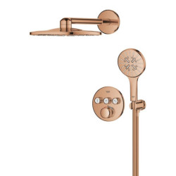 Sprchový systém GROHE Grohtherm SmartControl včetně podomítkového tělesa Warm Sunset 34863DA0