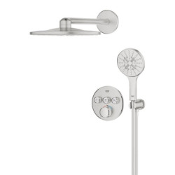 Sprchový systém GROHE Grohtherm SmartControl včetně podomítkového tělesa supersteel 34863DC0