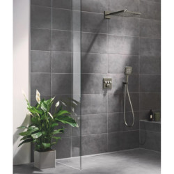 Sprchový systém GROHE Grohtherm SmartControl včetně podomítkového tělesa kartáčovaný Hard Graphite 34864AL0