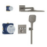 Sprchový systém GROHE Grohtherm SmartControl včetně podomítkového tělesa kartáčovaný Hard Graphite 34864AL0