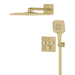 Sprchový systém GROHE Grohtherm SmartControl včetně podomítkového tělesa kartáčovaný Cool Sunrise 34864GN0