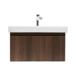Koupelnová skříňka s baterií a umyvadlem SAT Evolution 1 58x30x44,8 cm ořech mat SATEVO60NAU1B