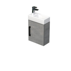 Koupelnová skříňka s umyvadlem SAT Cube Way 40x47,5x20 cm beton mat CUBE320401DCBE