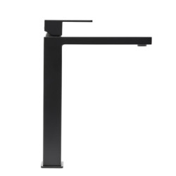 Vysoká umyvadlová baterie SAT Vision bez výpusti černá matná SATBSVI285C