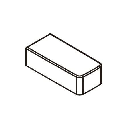 Náhradní díl krytka na profil SAT chrom NDSATSK4