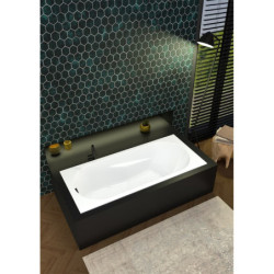 Obdélníková vana Riho Lazy 170x75 cm akrylát levá i pravá B078001005