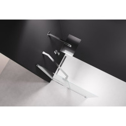 Sprchová zástěna walk-in 120 cm Polysan Modular Shower MS5-120