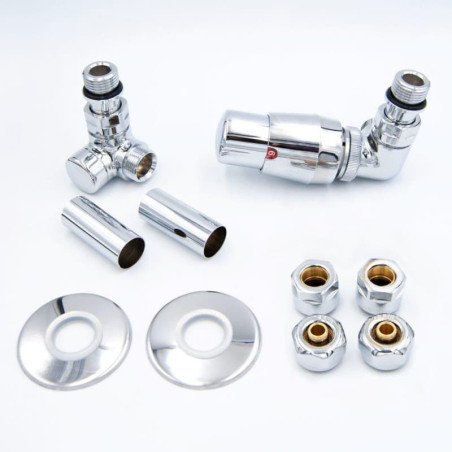 Ventil pro ústřední vytápění Hopa Classic-Set nerez VENTILVISIONSETSS