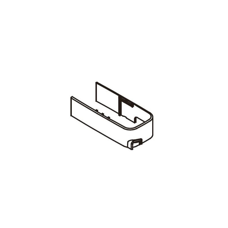 Náhradní díl spodní krytka na profil SAT chrom NDSATSK13