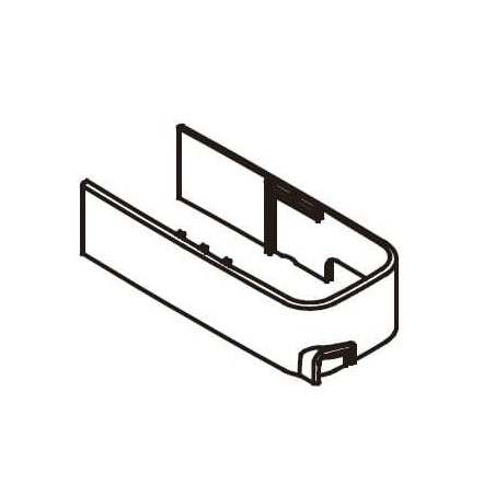 Náhradní díl spodní krytka na profil SAT chrom NDSATSK13