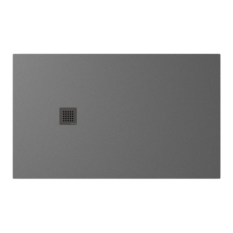 Sprchová vanička obdélníková Polysan Treneca 150x90 cm litý mramor šedá 84310.31