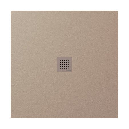 Sprchová vanička čtvercová Polysan Treneca 90x90 cm litý mramor béžová 84300.81