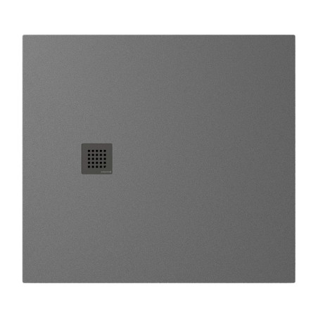 Sprchová vanička obdélníková Polysan Treneca 110x100 cm litý mramor šedá 84312.31