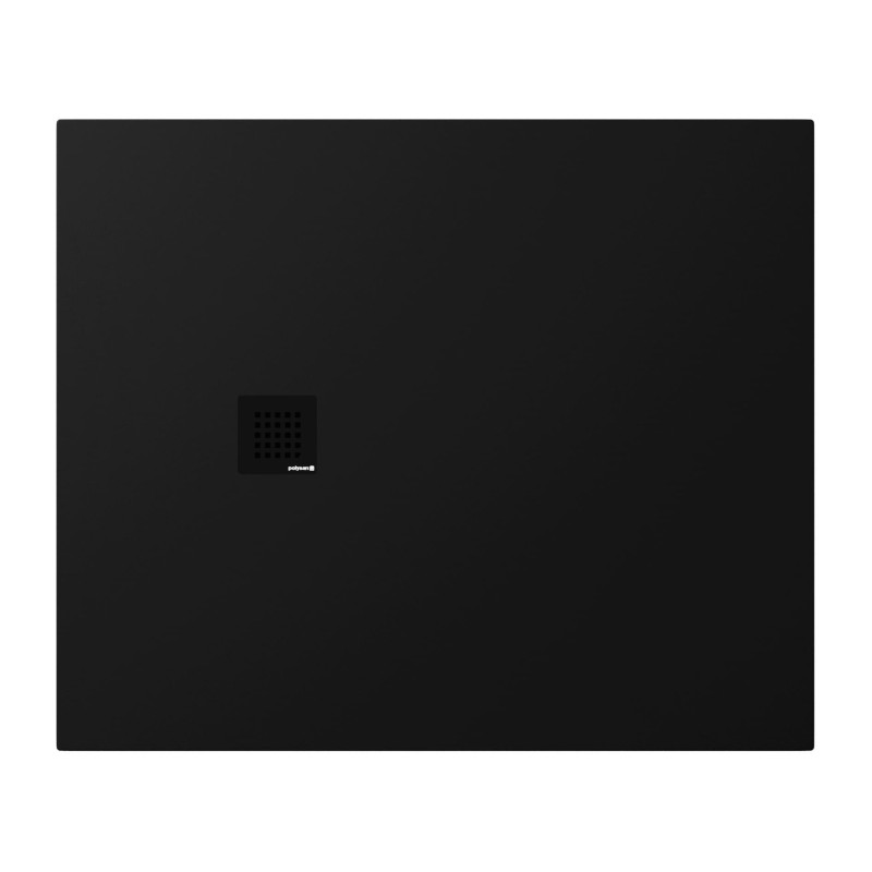 Sprchová vanička obdélníková Polysan Treneca 120x100 cm litý mramor černá 84313.21