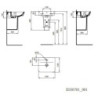 Umývátko Ideal Standard Connect air 40x35 cm otvor pro baterii uprostřed E030701
