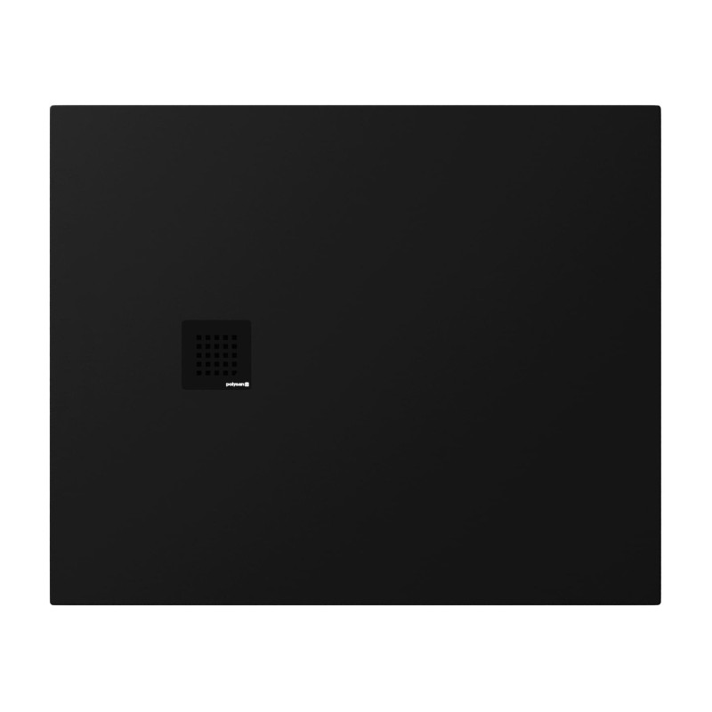 Sprchová vanička obdélníková Polysan Treneca 110x90 cm litý mramor černá 84314.21