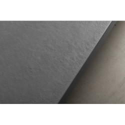 Sprchová vanička obdélníková Polysan Treneca 150x80 cm litý mramor šedá 84305.31