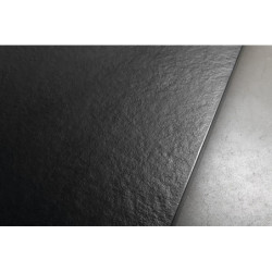 Sprchová vanička obdélníková Polysan Treneca 100x90 cm litý mramor černá 84306.21