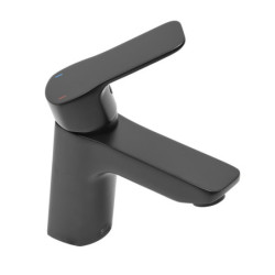 Umyvadlová baterie SAT Cube Way bez výpusti černá matná CU271C