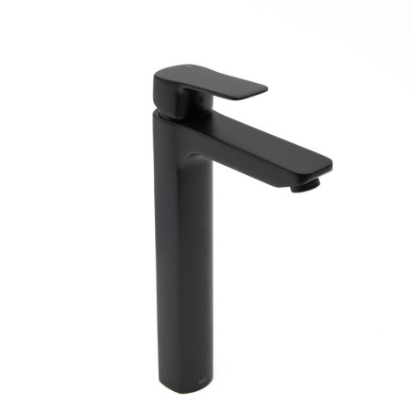 Vysoká umyvadlová baterie SAT Cube Way bez výpusti černá matná CU285C