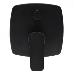 Sprchová a vanová baterie SAT Cube Way včetně podomítkového tělesa černá matná CU215C