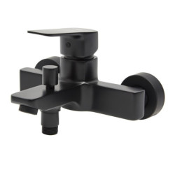 Vanová baterie SAT Cube Way bez sprchového setu 150 mm černá matná CU222C