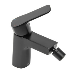 Bidetová baterie SAT Cube Way s výpustí černá matná CU235C