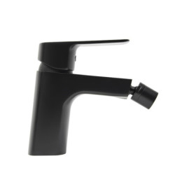 Bidetová baterie SAT Cube Way s výpustí černá matná CU235C