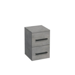 Koupelnová skříňka nízká SAT Cube Way 32,5x49,3x33 cm beton CUBE3CHN32BE