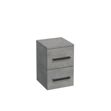 Koupelnová skříňka nízká SAT Cube Way 32,5x49,3x33 cm beton CUBE3CHN32BE